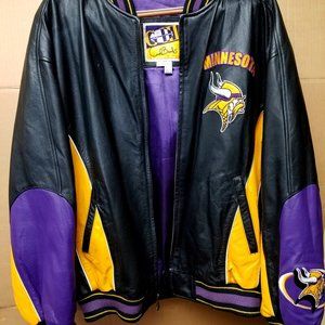Minnesota Vikings Leather Jacket